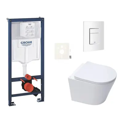 Závěsný wc set do lehkých stěn / předstěnová montáž Swiss Aqua Technologies Infinitio SIKOGRSIN1