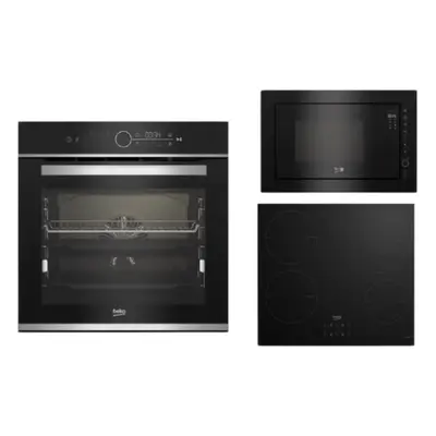 Set spotřebičů Beko BBIM13400XCS + HII64400MT + BMGB25333BG