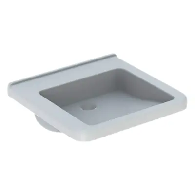 Geberit Selnova Comfort Square bezbariérové umyvadlo selnova 55x52,5 cm bez otvoru pro baterii, 