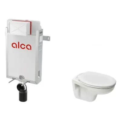 Cenově zvýhodněný závěsný WC set Alca k zazdění + WC S-Line S-line Pro SIKOAP1