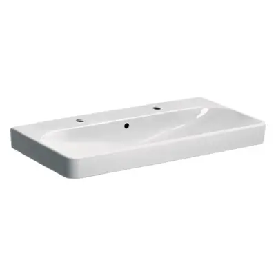 Geberit Smyle Square umyvadlo 90x48 cm dva otvory pro baterii 500.252.01.1