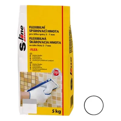 PO EXPIRACI Spárovací hmota S-Line Flex bílá 5 kg CG2A SHFLEX50