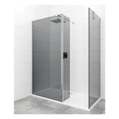 Sprchová zástěna Walk-in 140x90 cm SAT SATBWI14090KSROZPR