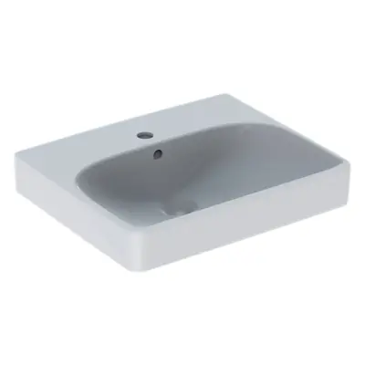 Geberit Smyle Square umyvadlo 50x41 cm otvor pro baterii uprostřed 500.256.01.1