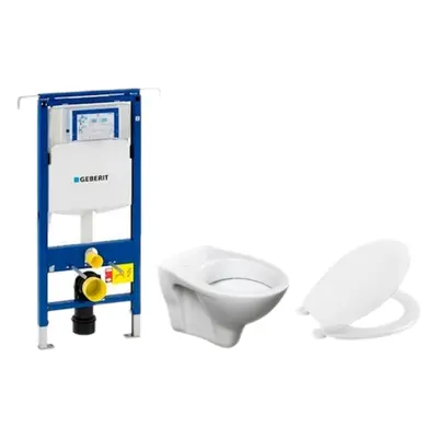 Cenově zvýhodněný závěsný WC set Geberit do lehkých stěn / předstěnová montáž+ WC S-Line S-line 