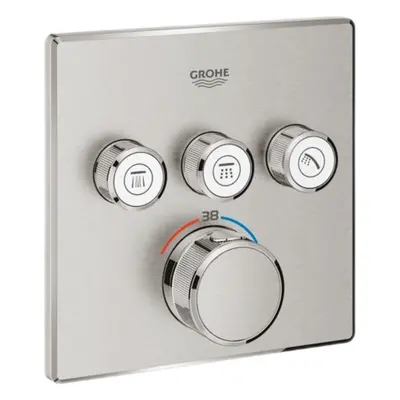 Grohe Grohtherm SmartControl sprchová a vanová baterie bez podomítkového tělesa supersteel 29126