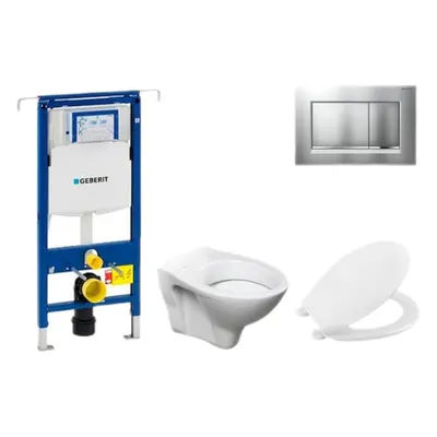 Cenově zvýhodněný závěsný WC set Geberit do lehkých stěn / předstěnová montáž+ WC S-Line S-line 