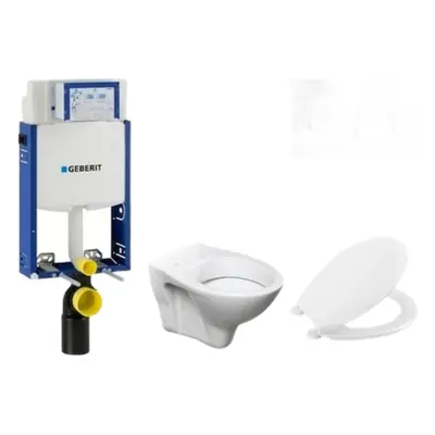 Cenově zvýhodněný závěsný WC set Geberit k zazdění + WC S-Line S-line Pro 110.302.00.5NR2