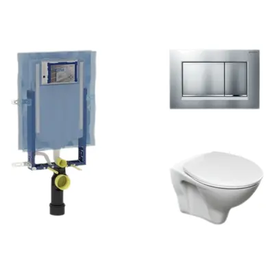 Cenově zvýhodněný závěsný WC set Geberit k zazdění + WC S-Line Pro SIKOGEZSLS30