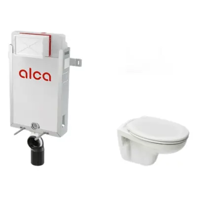 Cenově zvýhodněný závěsný WC set Alca k zazdění + WC S-Line S-line Pro SIKOAP6