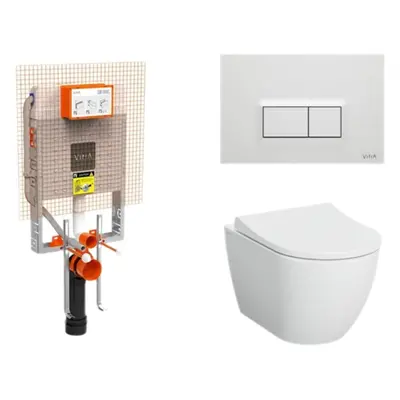 Cenově zvýhodněný závěsný WC set VitrA k zazdění + WC VitrA Nuo SIKOVIZNUO600