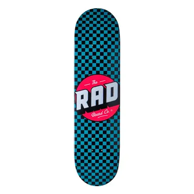 RAD Checker Skate Deska (8"|Černá/Tyrkysová)