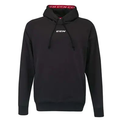 Mikina CCM Team Fleece Pullover Hoodie JR, Junior, L, šedá