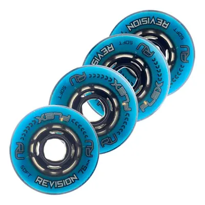 Kolečka Revision Flex Soft Indoor Blue/Black (1ks), 76, 76A