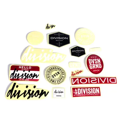 Division Assorted Sticker Souprava