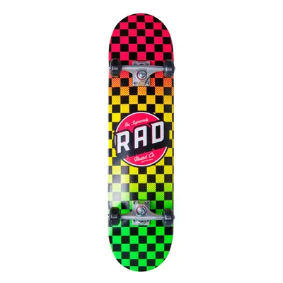 RAD Checkers Progressive Skateboard Komplet (8"|Rasta)