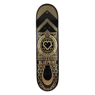 Blueprint Home Heart Skate Deska (8.125"|Černá/Zlatá)