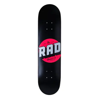 RAD Solid Logo Skate Deska (8"|Černá/Červená)