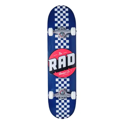 RAD Checker Stripe Skateboard Komplet (7.75"|Navy)