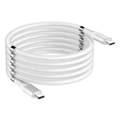 Magnetický samonavíjecí USB nabíjecí kabel (Type-C to Type-C)(90cm)