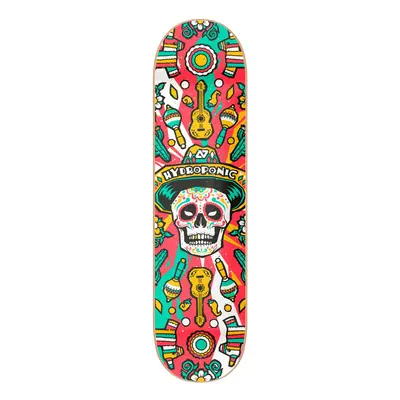 Hydroponic Mexican Skull 2.0 Skate Deska (8.5"|Red)