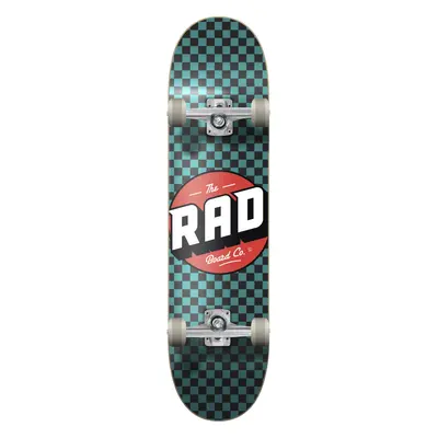 RAD Checkers Progressive Skateboard Komplet (7.25"|Černá/Tyrkysová)