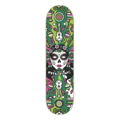 Hydroponic Mexican Skull 2.0 Skate Deska (8"|Green Catrina)