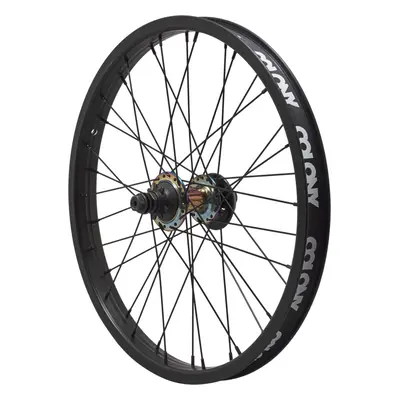 Colony Pintour 20" Female Cassette BMX Rear Wheel (Black/Rainbow|Left hand drive)