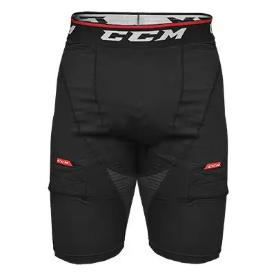 Kraťasy se suspenzorem CCM Compression Shorts Jock SR 2022, Senior, XL, černá