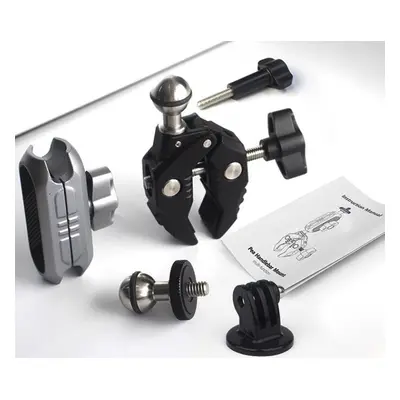 Aluminum Alloy Multi-function Clamp with Adapter for Action Cameras