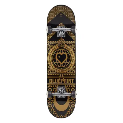 Skateboard Blueprint Home Heart 8.125" zlatý