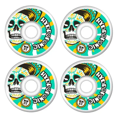 Hydroponic Mexican Skull 2.0 Kolečka pro skateboard 4-Souprava (53mm|Bílá/Zelená)