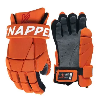 Hokejbalové rukavice Knapper AK3 SR, Senior, oranžová, 13"