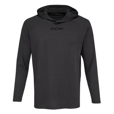 Mikina CCM Premium Training Hoodie SR, šedá, Senior