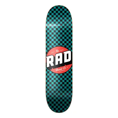 RAD Checker Skate Deska (8"|Černá/Tyrkysová)