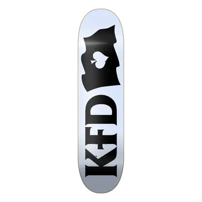 KFD Logo Flagship Skate Deska (8.75"|White)