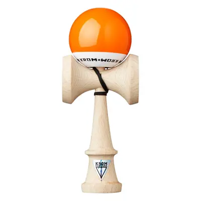 Kendama KROM POP LOL lesklá Oranžová