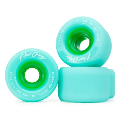 Blood Orange Morgan Pro 70mm Kolečka na Longboard (Seafoam|80A)