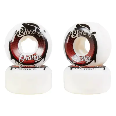 Blood Orange Street Raw Conical Cruiser Kolečka 4-Souprava (57mm|Bílá/Červená)