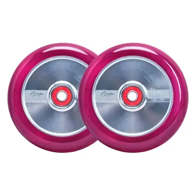 Grit H2O Kolečka pro koloběžku 2-Souprava (110mm|Trans Pink/Polished)