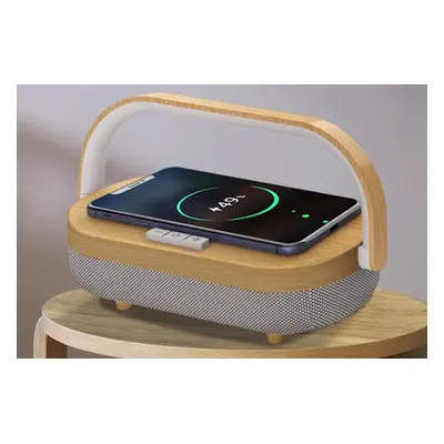 Multi-function Wireless Charger with Speak and Light (With Battery)