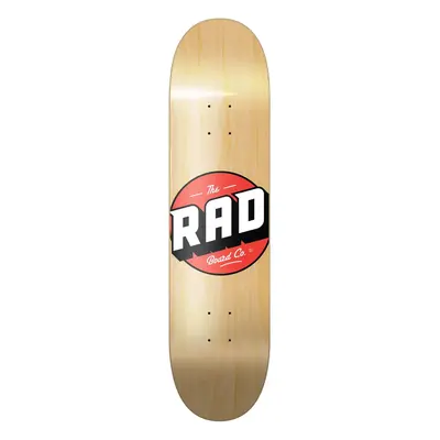 RAD Solid Logo Skate Deska (8"|Natural Maple)