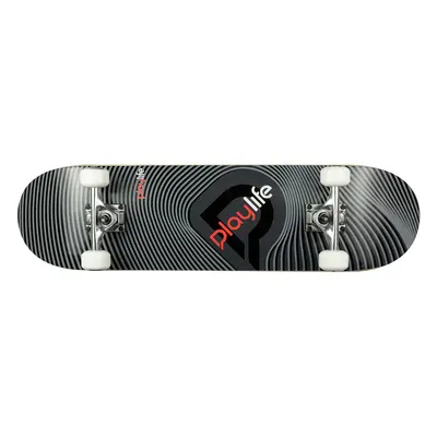 Skateboard Playlife Illusion Grey 31x8"