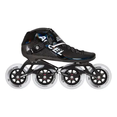 Kolečkové brusle Powerslide Accel Race Black 100, 43, 4x