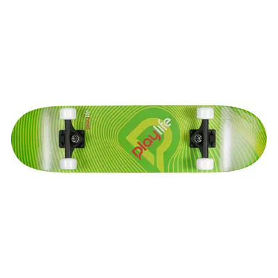 Skateboard Playlife Illusion Green 31x8"