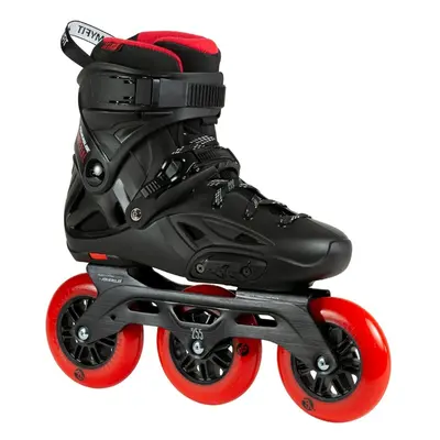 Kolečkové brusle Powerslide Imperial Black Red 110, 3x, 110