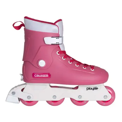 Dětské kolečkové brusle Playlife Cruiser Pink ADJ., 4x, 72