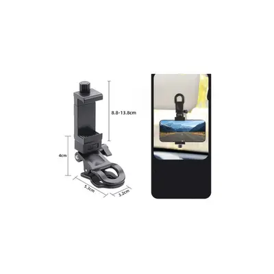 Car Visor Mount with Rotatable 1/4inch Screw & Smartphone Holder