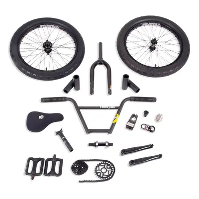 Stolen/Fiction Freecoaster V8 BMX Build Kit (Matte Black|Left hand drive)