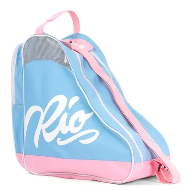 Rio Roller Script Skate Bag - Blue / Pink